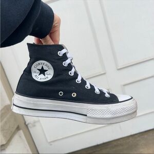 Converse platform lift shoes